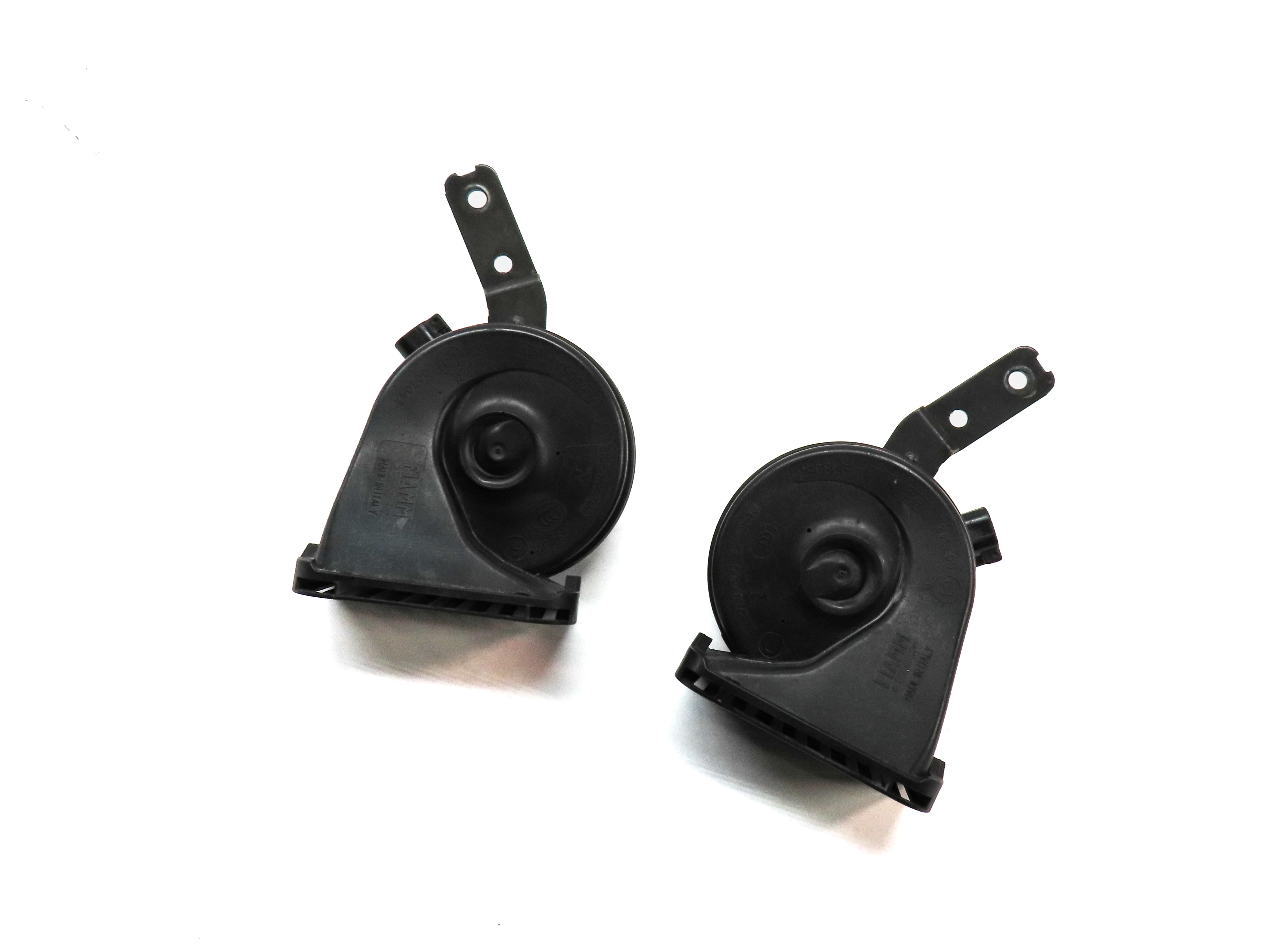 17-23 LAND ROVER DISCOVERY L462 FRONT HIGH LOW TONE HORN SPEAKER SET/2 — exact item pictured